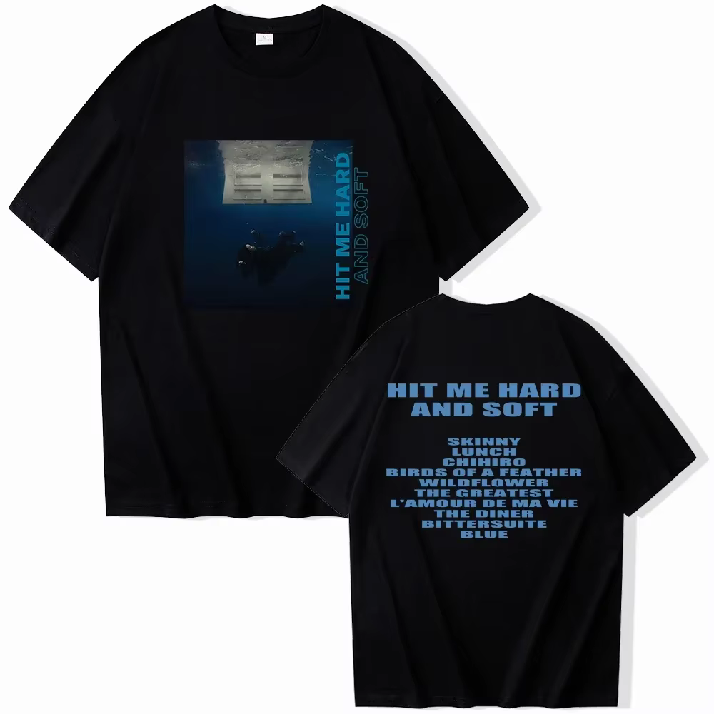 Hit Me dur et doux Billie T-shirt col rond manches courtes chemises Fans cadeau femmes