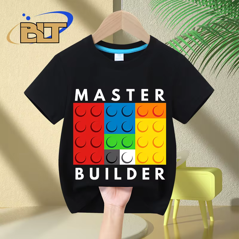 T-Shirt à Manches Courtes en Pur Coton pour Enfant, Décontracté, Cadeaux pour Garçon et Fille