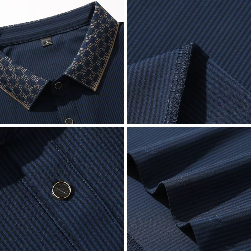 Polo hommes 7xl 8xl 9xl été 2025 nouveau haute qualité hommes à manches courtes Polo soie glacée hom