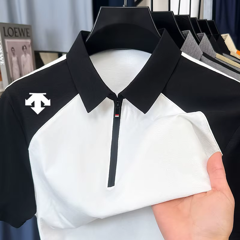 Polo à manches courtes pour homme, style designer, nouvelle marque haut de gamme, t-shirt doux impri