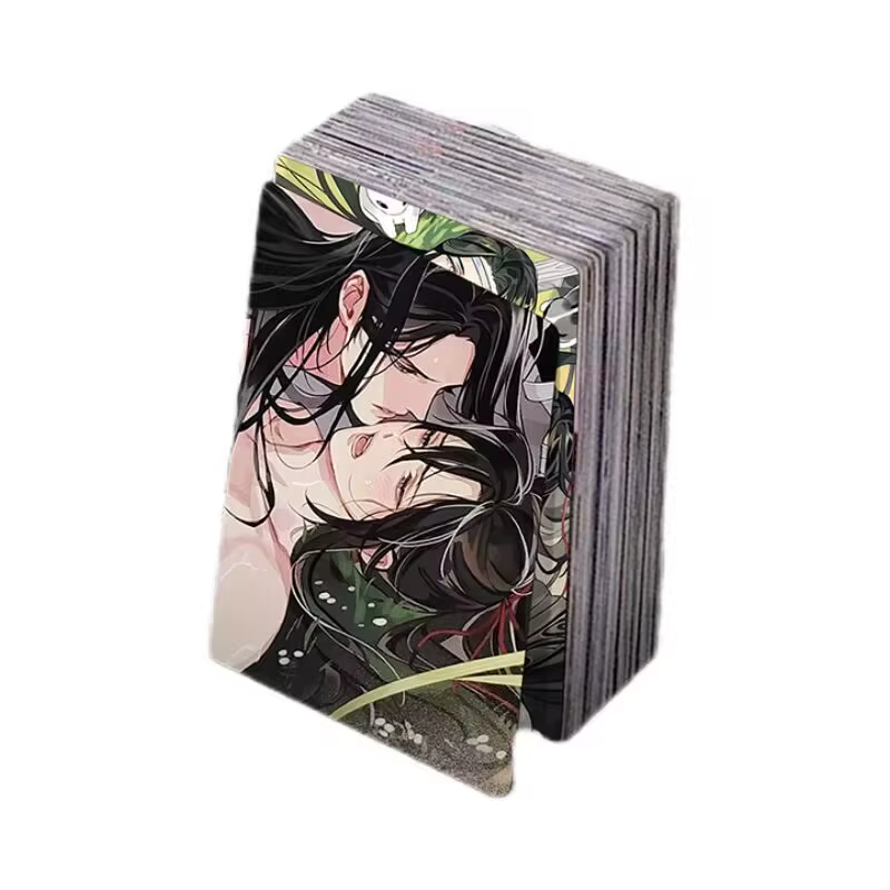 55 nouvelle petite carte "Magic Master" haut de gamme avec lan Wangji Wei Wuxian, marchandise anime 