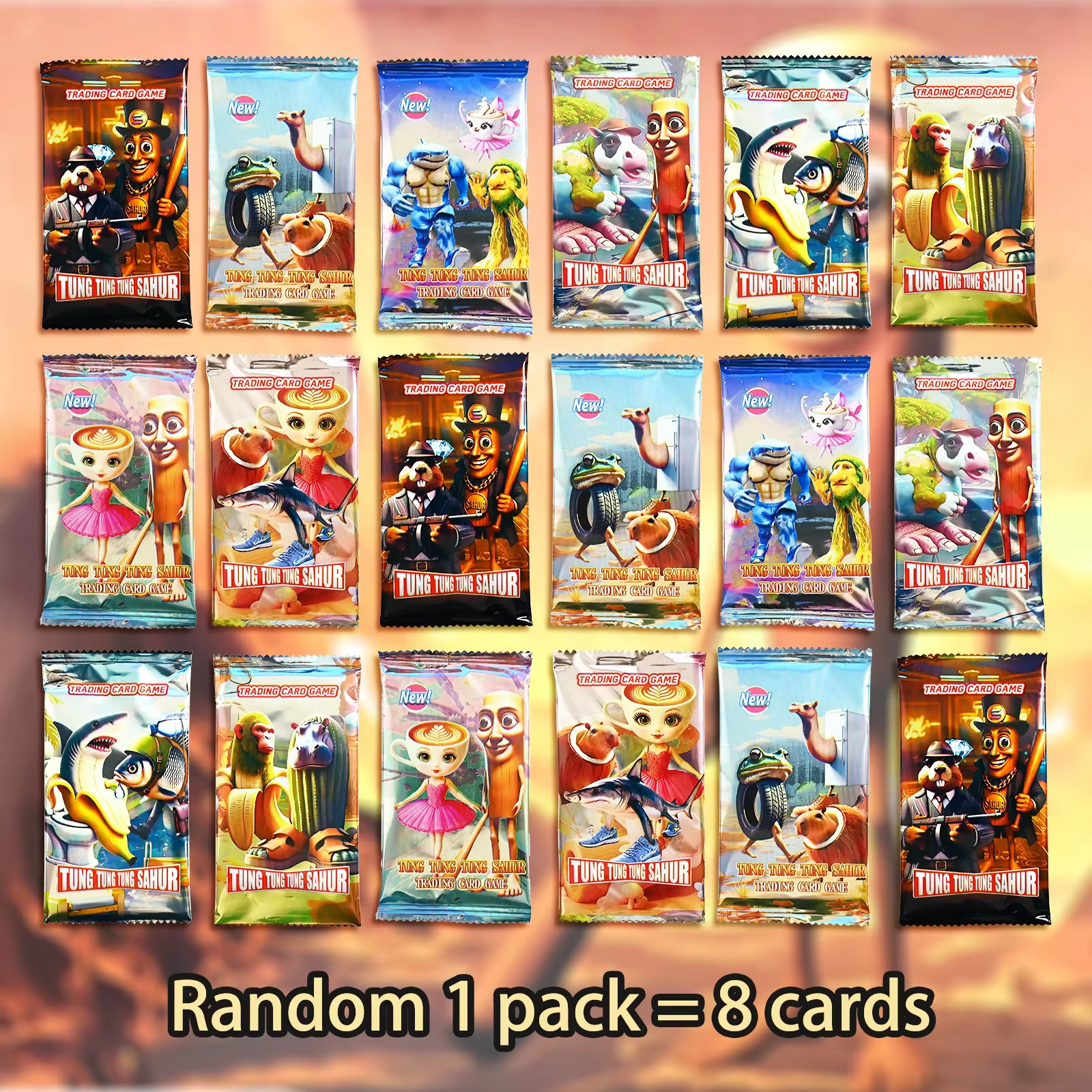 Cartes de Collection Brainrot Italiennes, Jeu de Cartes à Collectionner, Cartes de Combat, Cartes To