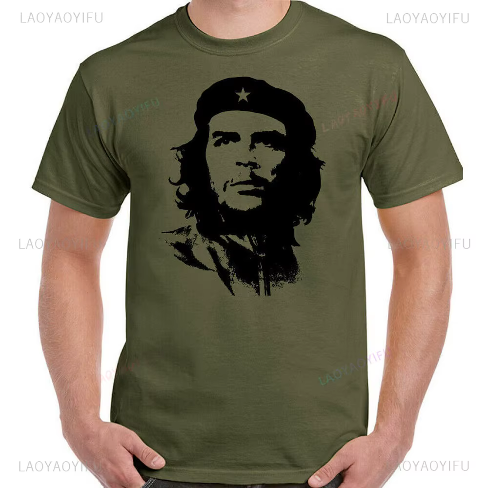 Che Guevara chemise rebelle chemise cubaine Guerrilla révolution t-shirt décontracté à manches court