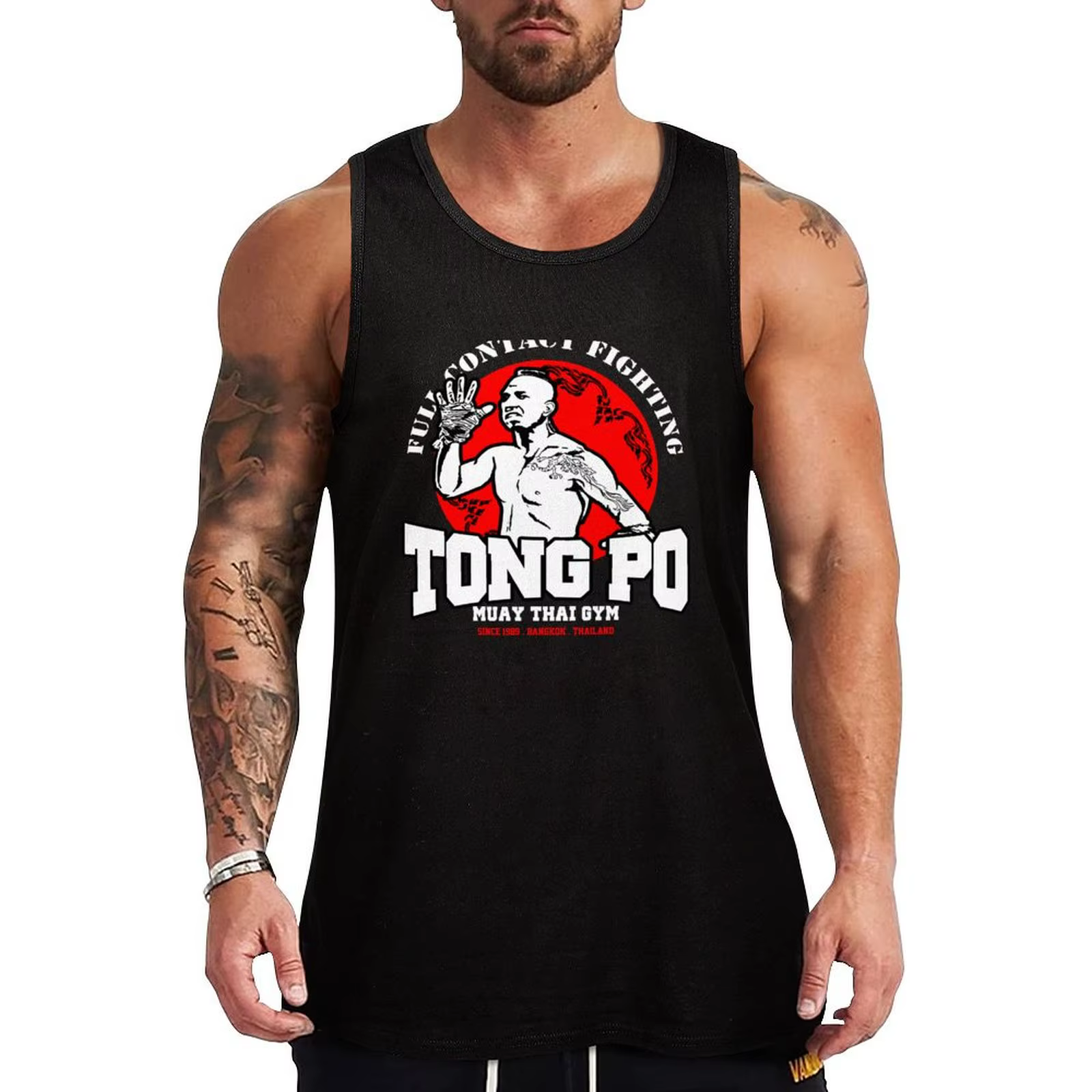 TONG bagMUAY THAI FIGHTER-T-shirt de combat contre les coups de feu, vêtement pour l'été, mignon