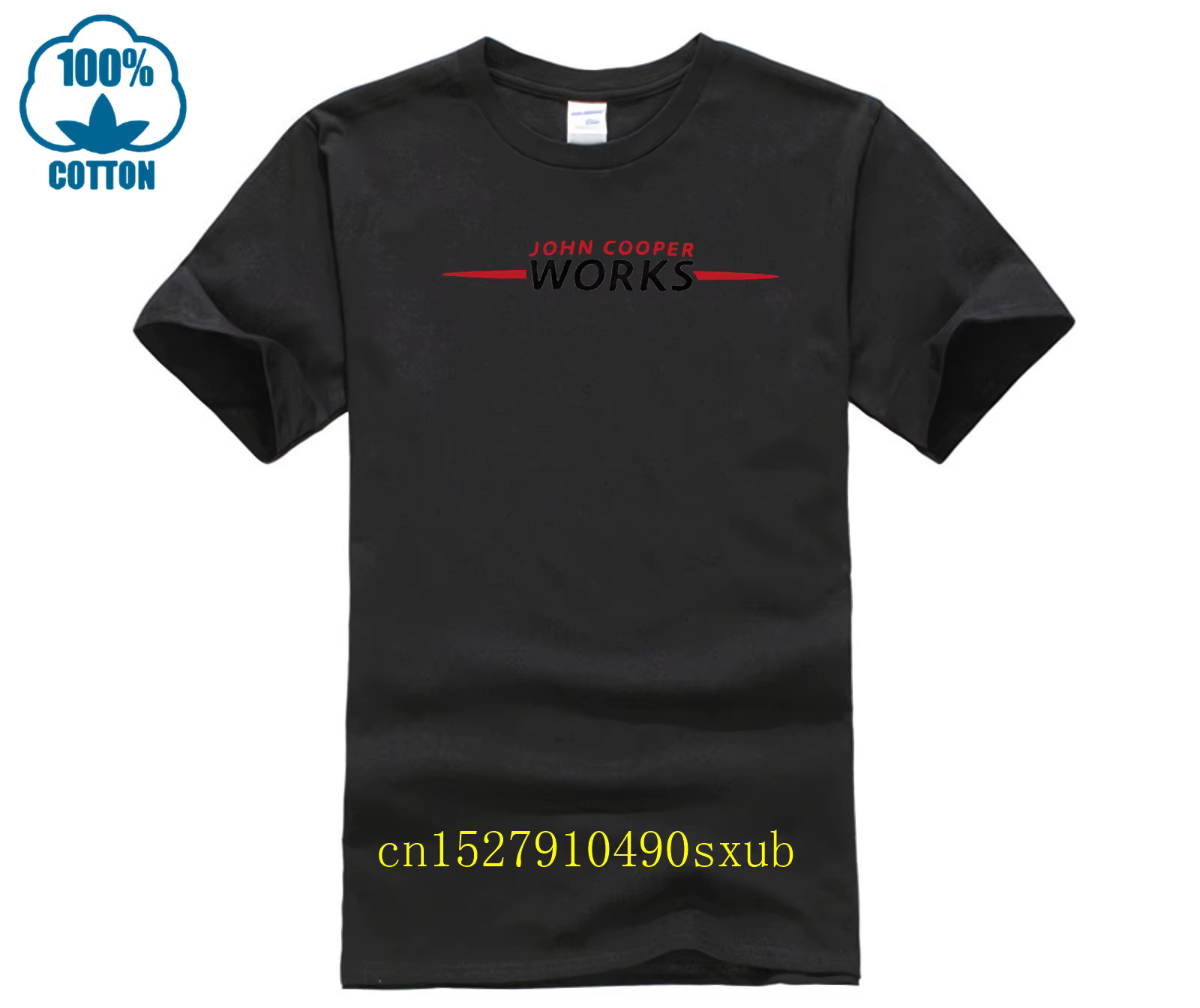 Polo John Cooper Work Mini JCW Logo blanc et gris