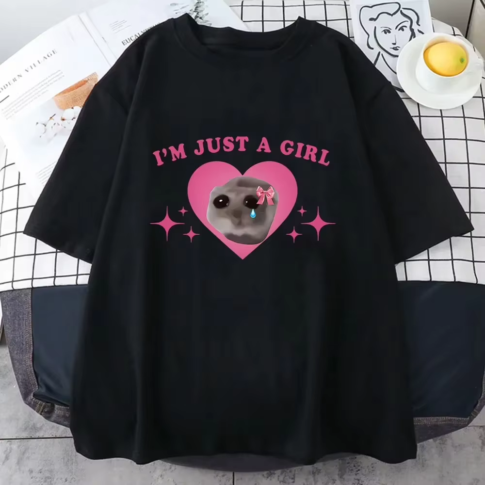 Triste Hamster T-shirt drôle Yas reine Slayyyy Rat T-shirt décontracté à manches courtes été mode ru