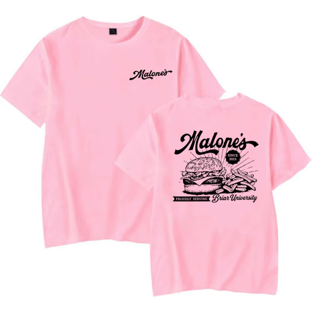 T-shirt Vintage Diner de Malone, T-shirt rétro Briar University, Hockey Romance Bookish, hauts à man