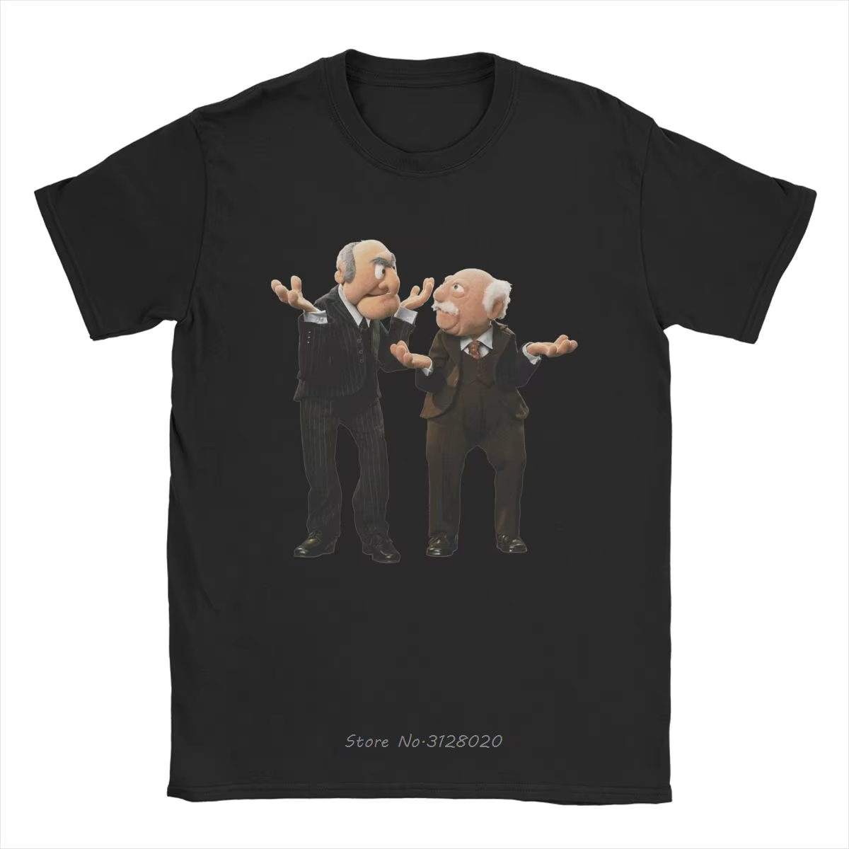 Intensiler and Waldorf-T-Shirt à Manches Courtes et Col Rond pour Homme, Vêtement de ixen Pur Coton,