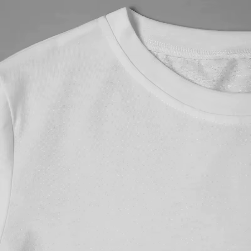UU dessin animé imprimé mode motif T-shirt décontracté à manches courtes blanc T-shirt mignon chat é