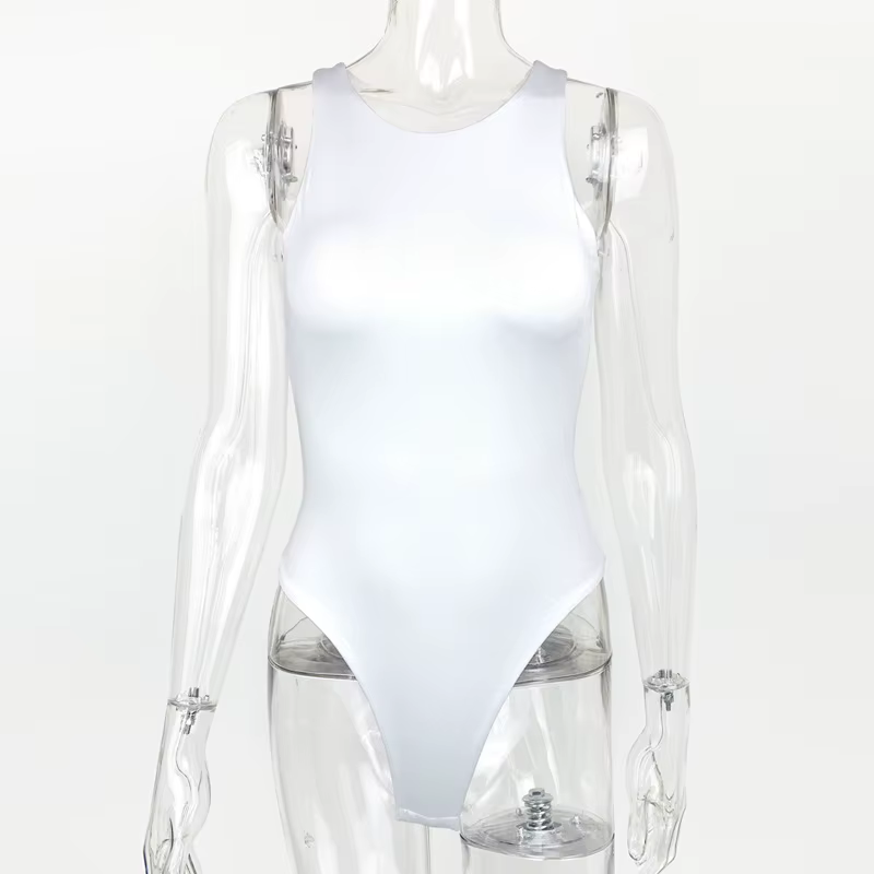 Body sans manches pour femmes, col rond, haut pour femmes, kaki, noir, nouvelle collection automne-h