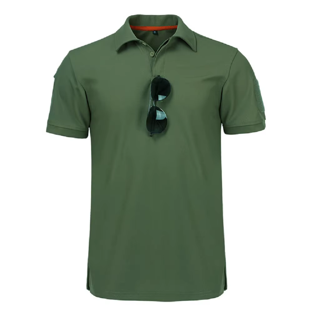 Polo Punisher Skull 3D pour hommes, chemises de style militaire, chasse, pêche, commande sportive, r