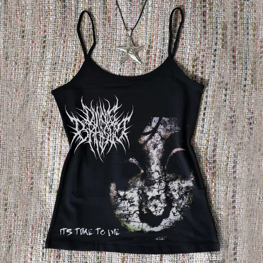 Crop tops à bretelles pour femmes, vêtements féminins d'été, style grunge, Y2K vintage, Emo, débarde