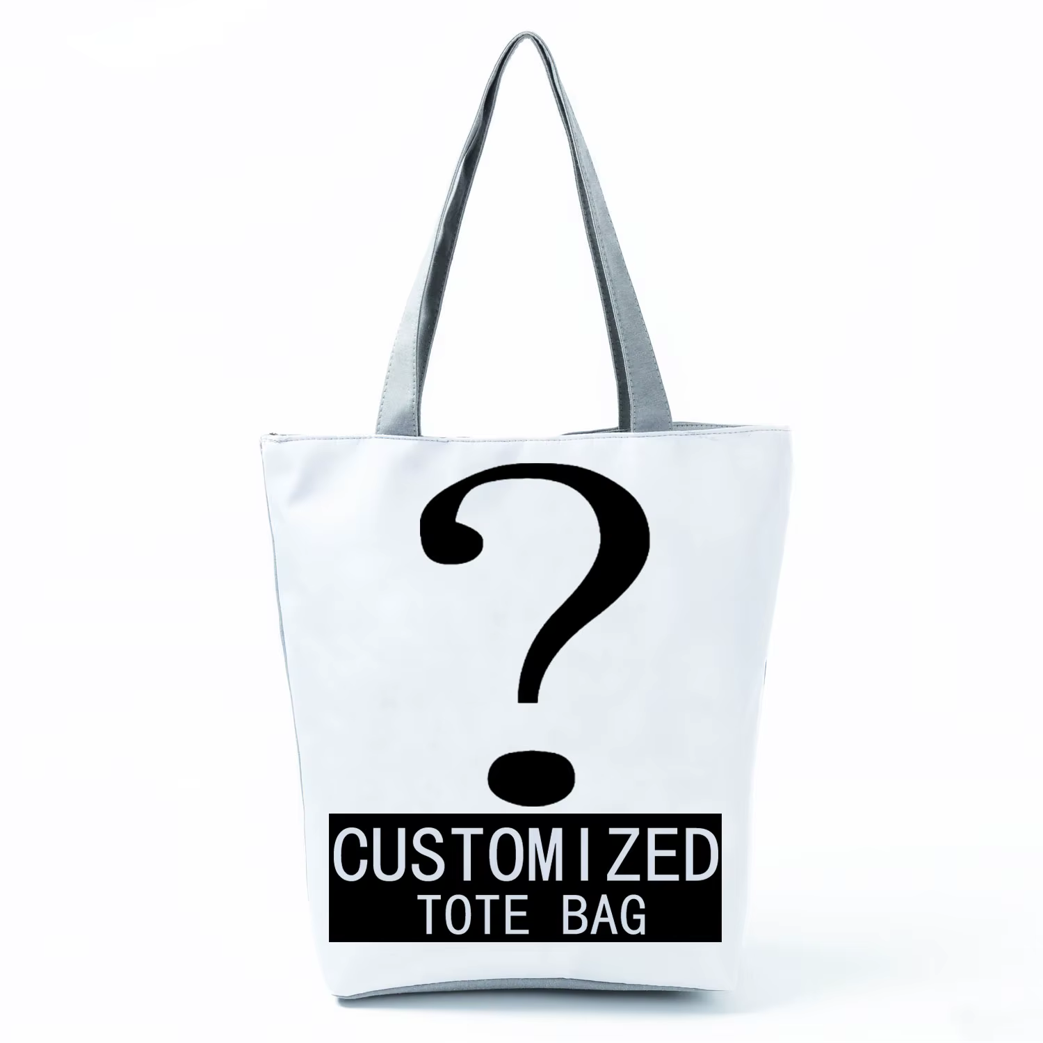 Sac fourre-tout personnalisé avec logo imprimé pour femme, personnalisé, personnalisé, votre gestion