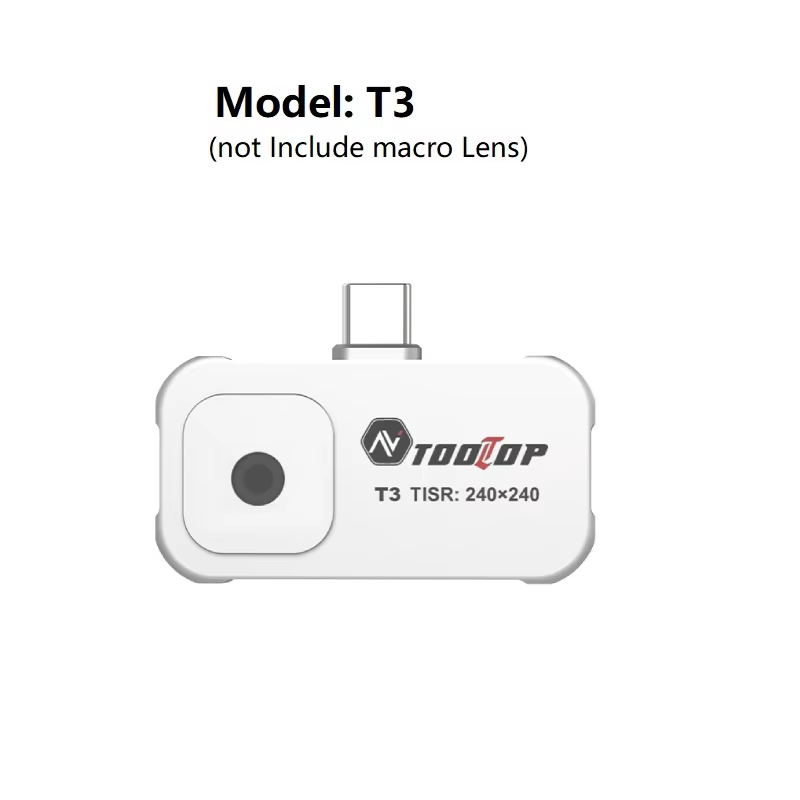 TOOLTOP T3 caméra d'imagerie thermique Mobile type-c 25Hz enregistrement Photo vidéo Smartphone imag