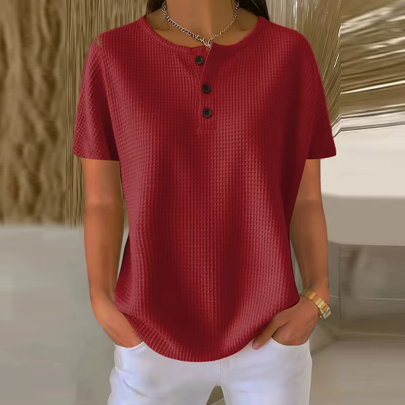 Mode femmes à manches courtes T-shirt femmes été nouveau T-shirt ample hauts femme décontracté tout 