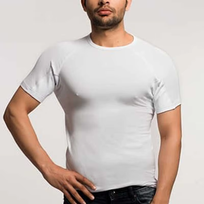 T-shirt léger anti-transpiration pour homme, système de superposition, pièges à la chaleur et à l'hu