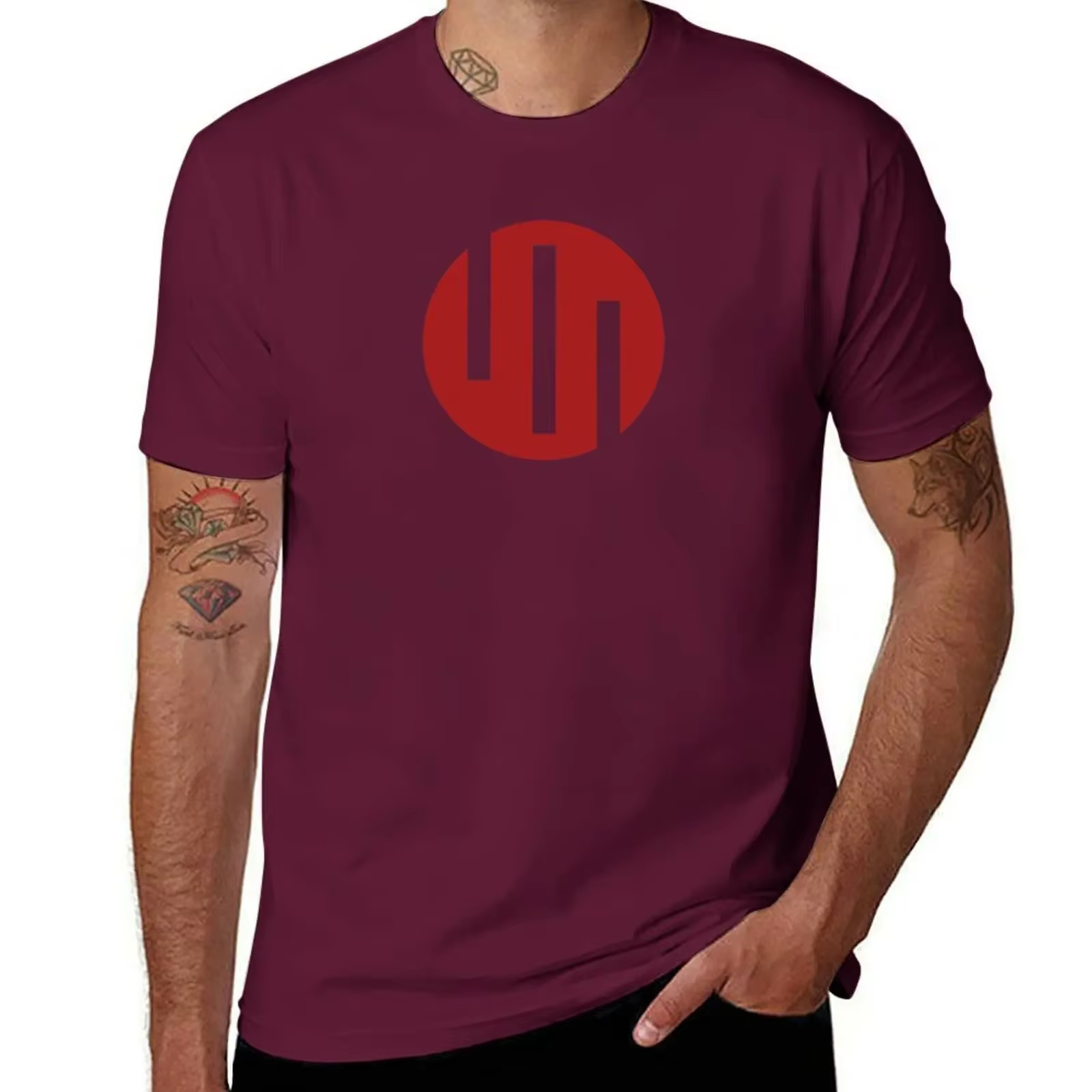 T-Shirt avec Logo Invisible ThLeurs g pour Homme et Garçon, Vêtement Bon Marché, avec Médicaments Im