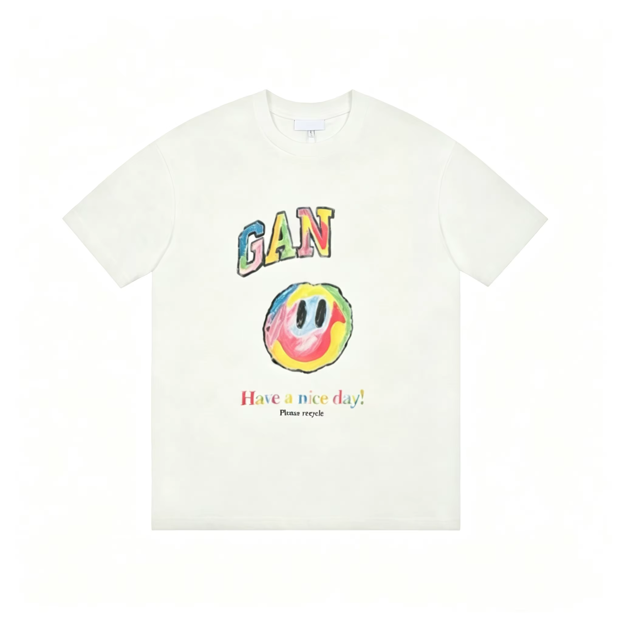 T-shirt Athleisure en Coton Doux GAN pour Femme 2026 – Haut de Gamme Léger Tendance Printemps-Été, D