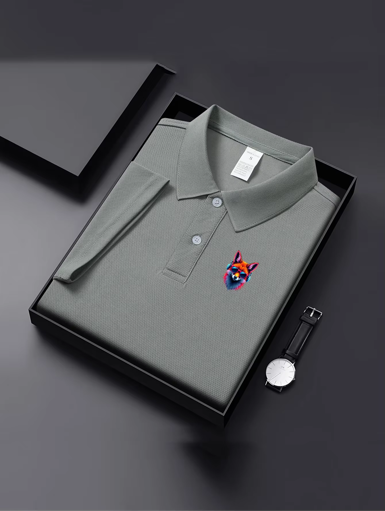 Polo Classique pour Homme, Respirant, Décontracté, à Manches Courtes, pour le Travail, le Bureau, la