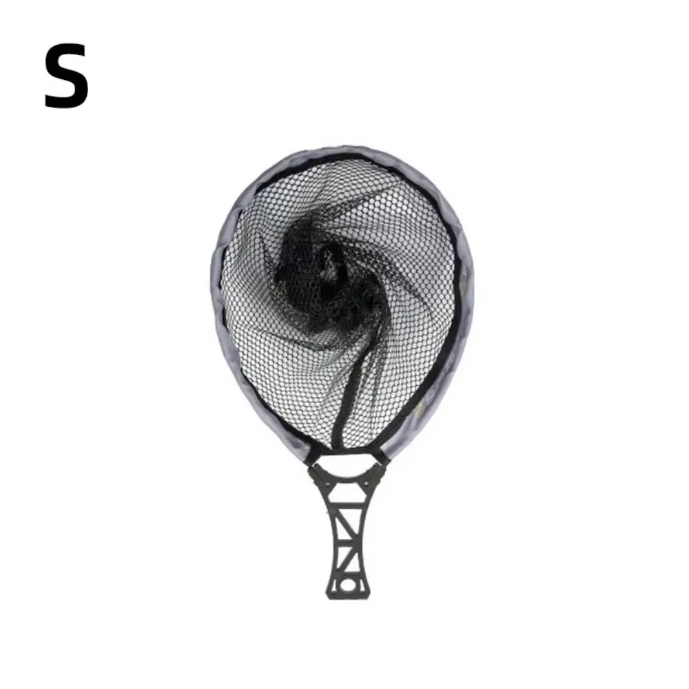 Filet à main pliable pour pêche à la mouche, petite maille, filet d'atterrissage pliable, leurres de