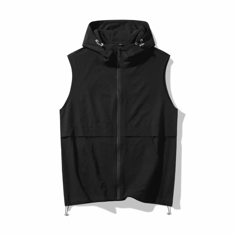 Vêtements de travail américains gilet sans manches veste pour hommes 2025 été nouvelle mode en plein