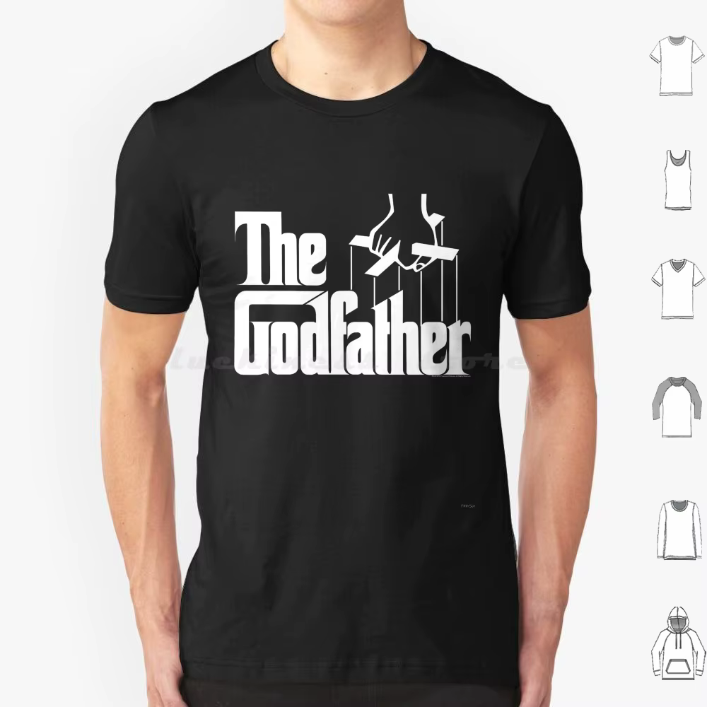 T-shirt en coton avec Logo The Godfather Original White Title, pour hommes et femmes, impression DIY