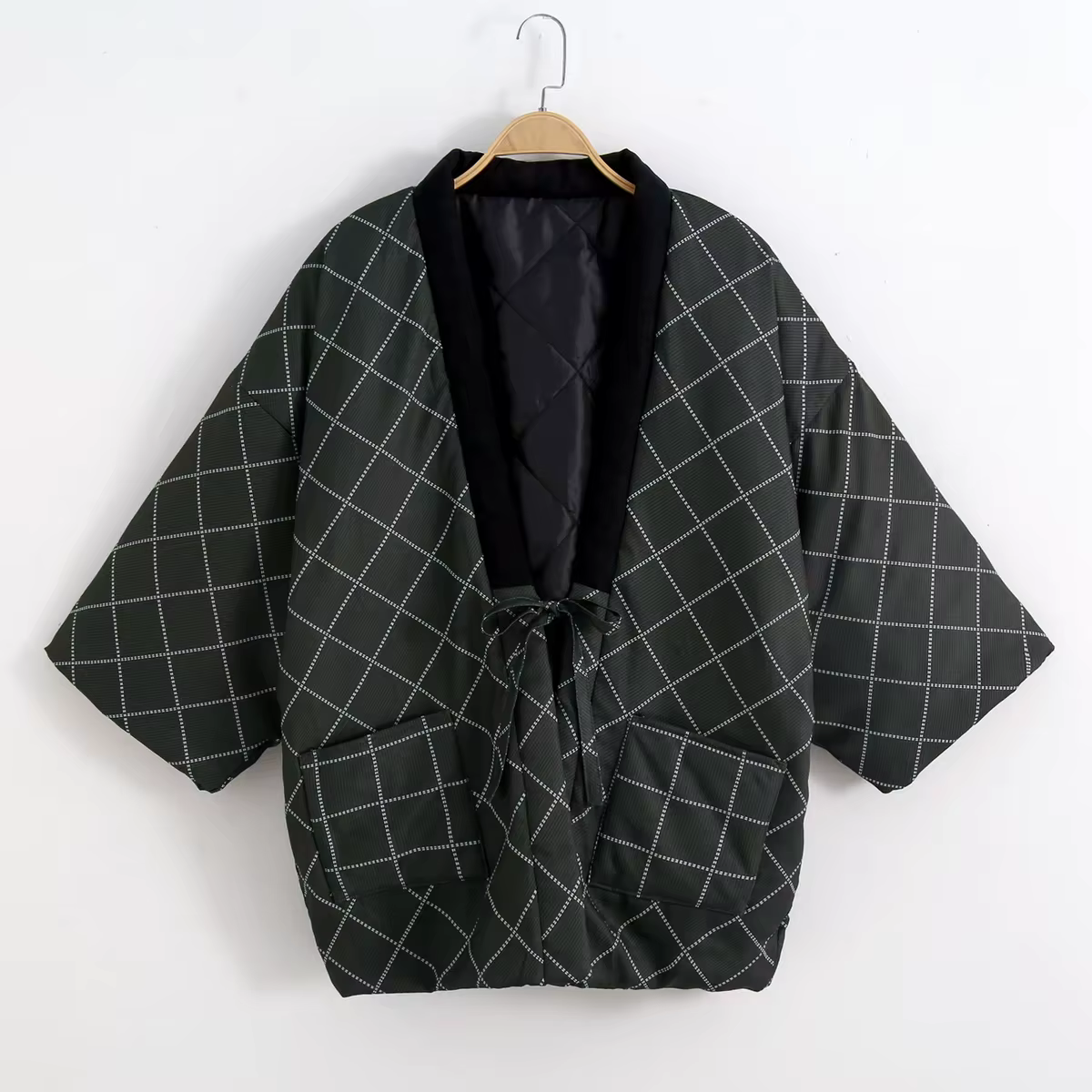 Veste rembourrée en coton Hanten de style japonais, Kimono Yukata traditionnel japonais chaud, Mante