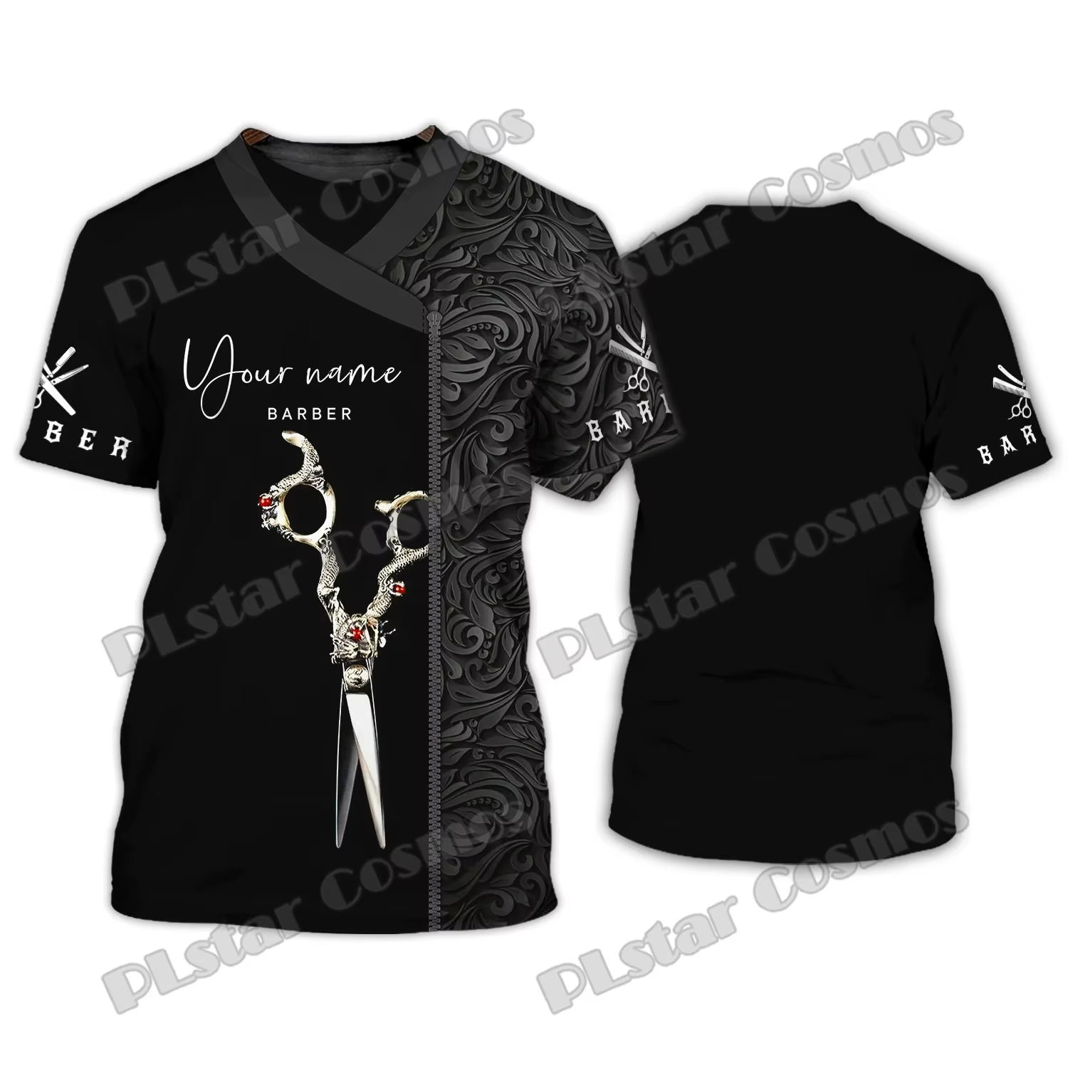 T-shirt homme, estival et décontracté, décontracté et cool, avec nom personnalisé imprimé en 3D, mot