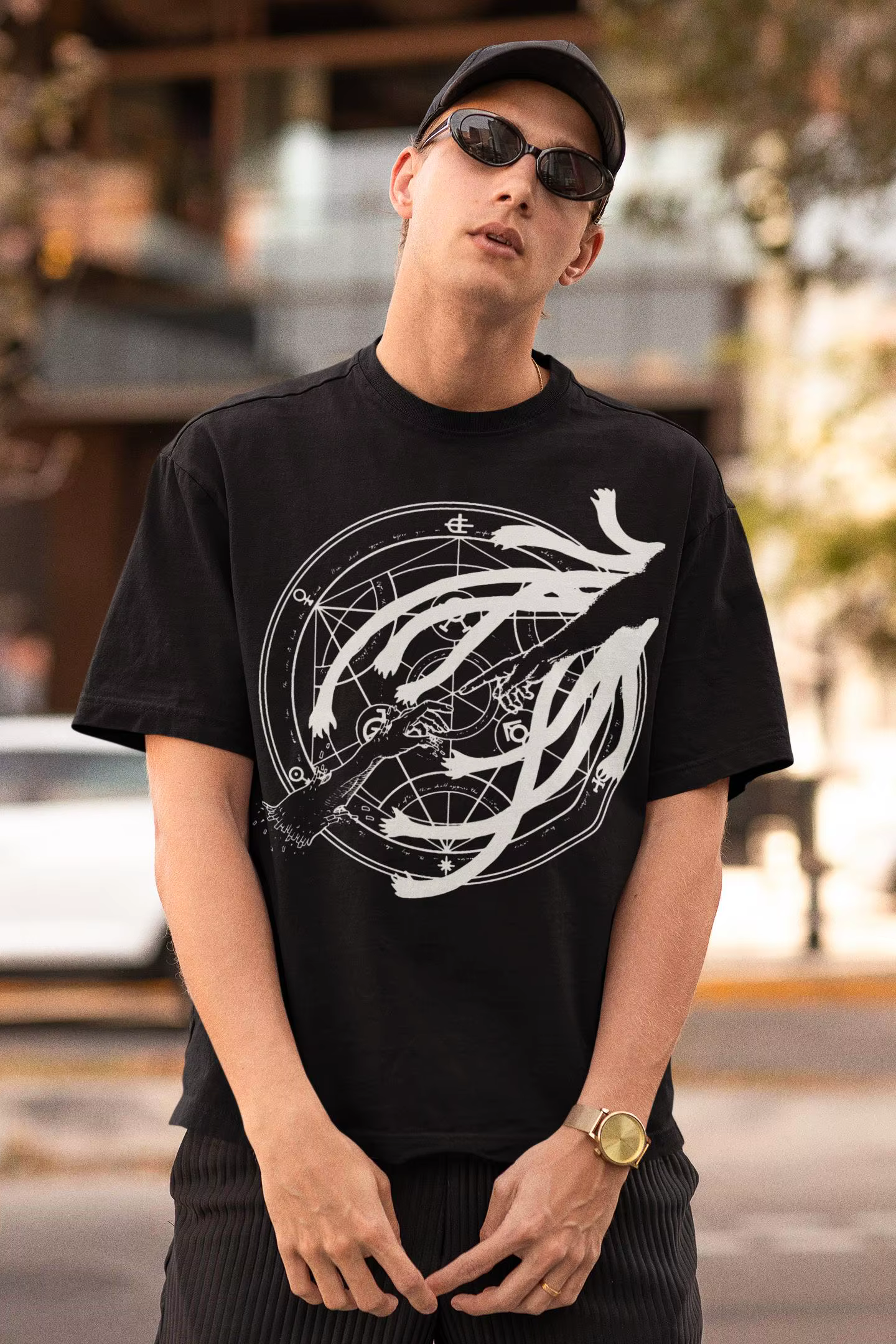T-shirt classique japonais avec impression graphique de Manga FULLMETAL ALCHEMIST, pour hommes et fe