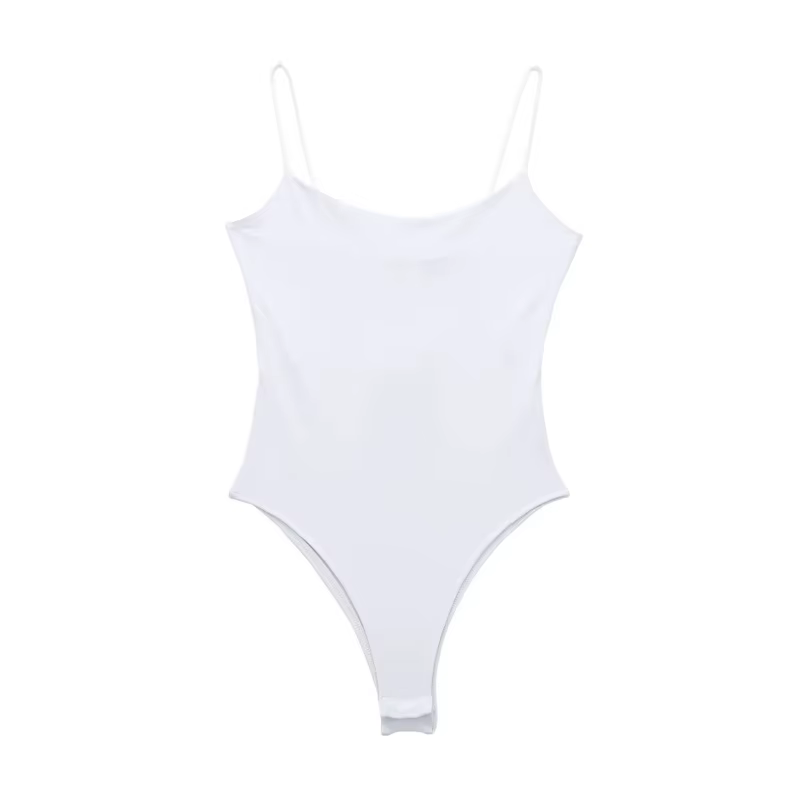 MUJER 2025 body moulant Sexy pour femmes blanc noir dos nu body femmes une pièce combinaisons pour f