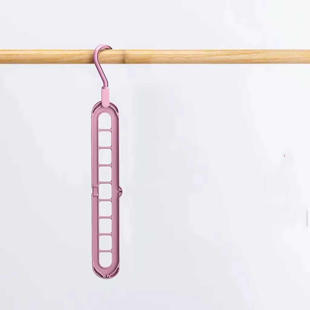 Porte-vêtements gain de place - Support de rangement pliable en plastique pour chemises - Cintre de 