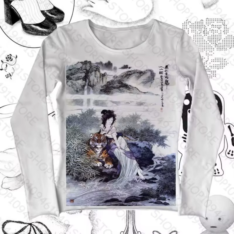 Star Girl Y2k hauts Harajuku Grunge vêtements pour femmes Kpop Goth Emo haut court femmes à manches 