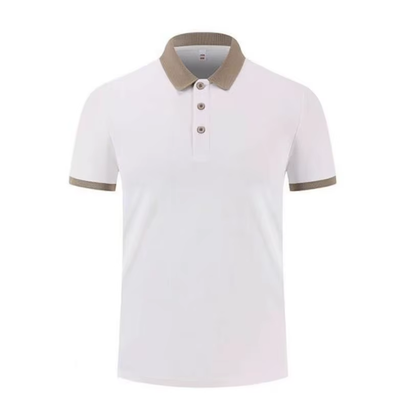 Polo personnalisé avec logo brodé, T-shirt d'été à manches courtes pour homme avec logo imprimé, col