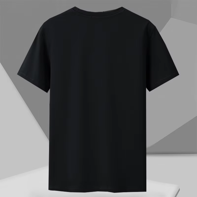 T-shirt imprimé pour hommes, grande taille 110-180kg, ample, manches courtes, hauts surdimensionnés