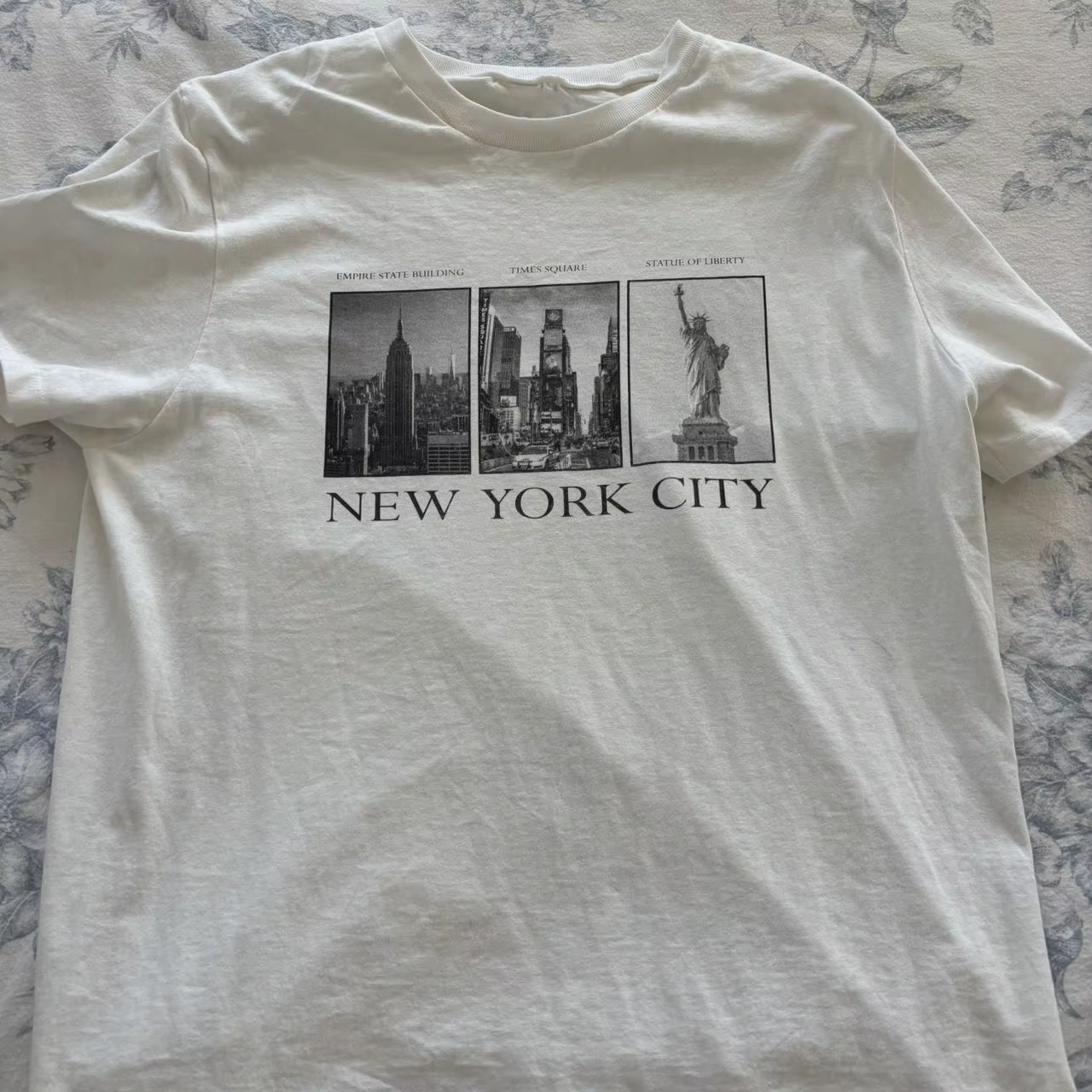 T-shirt court pour femme avec lettre de la ville de New York, vêtements cool, t-shirts graphiques po