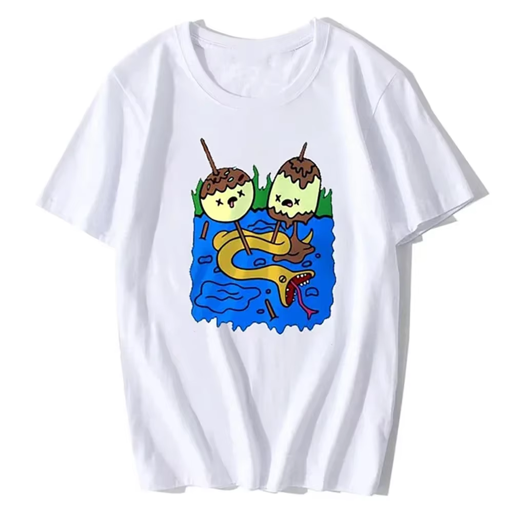 Rock à mâcher princesse décontracté femmes drôle T-Shirt fille Harajuku 90S T-shirt hommes Goth Marc