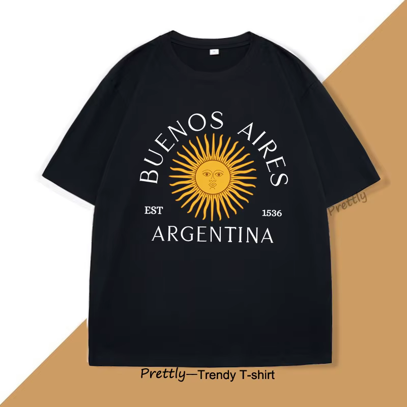 Argentine T-shirt femmes hommes T-shirt argentin drapeau argentin imprimé hommes T-Shirts coton à ma