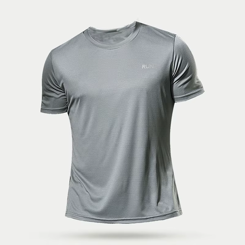 Été Sport Gym t-shirt hommes séchage rapide course musculation chemises hommes à manches courtes Fit