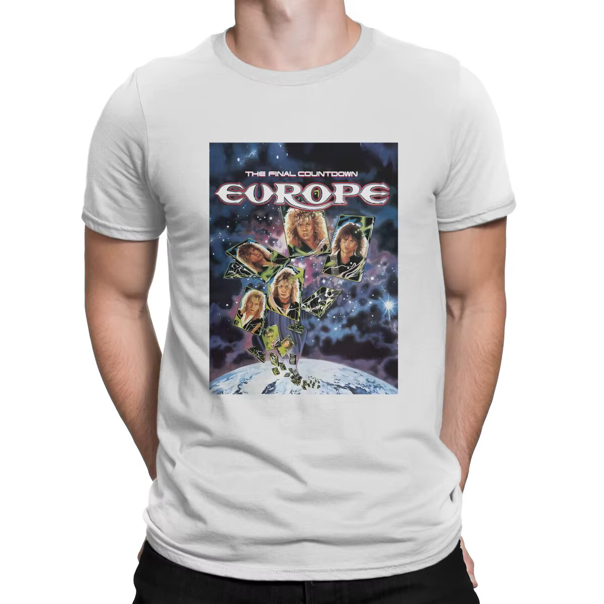 T-shirt de groupe E-Europe pour hommes, RapMental, T-shirt distinctif, Streetwear original, Nouvelle