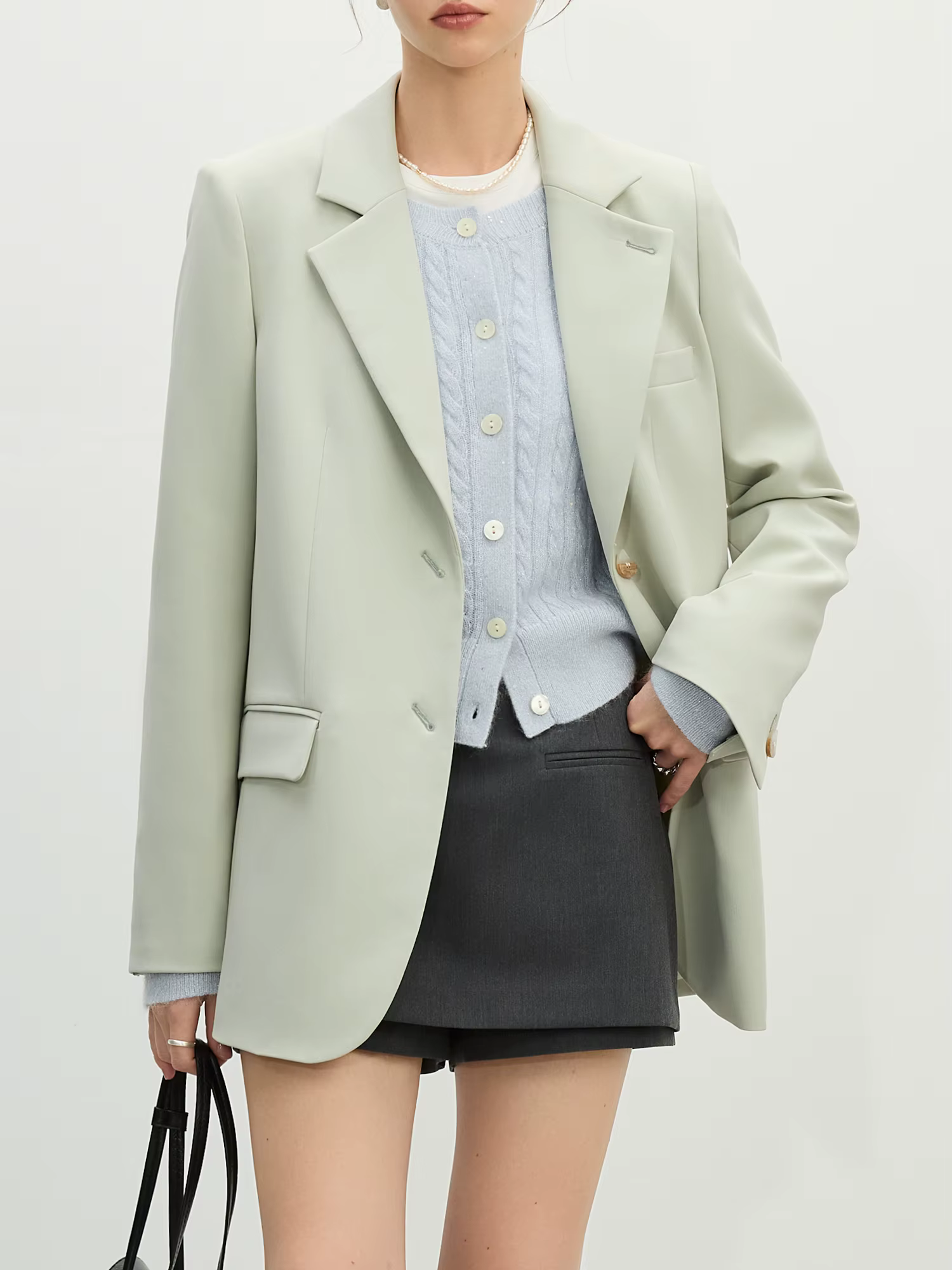 FSLE polyvalent Style élégant Blazer veste pour femmes 2025 nouveauté Design Unique bureau haut ampl