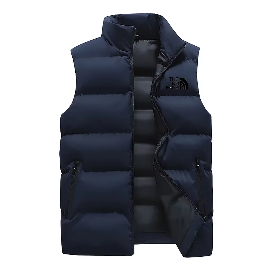Veste sans manches pour homme - Manteau sans manches tendance - Veste zippée imperméable printemps-a