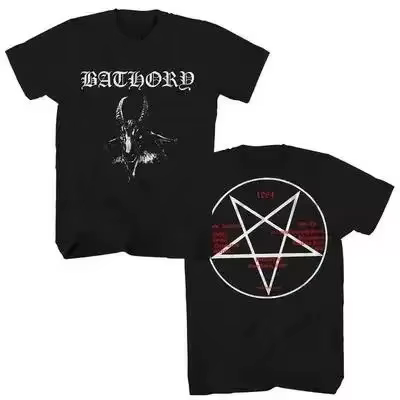 Bathory – T-shirt en coton noir pour hommes et femmes, 100% coton, de qualité, Hip-Hop, décontracté,
