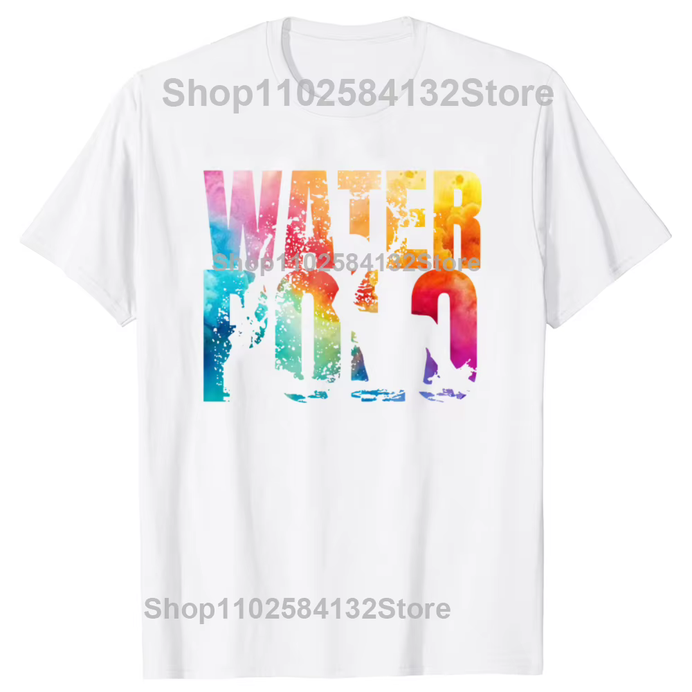 T-shirt Water Polo Homme et Femme, 100% Coton, Décontracté, à la Mode