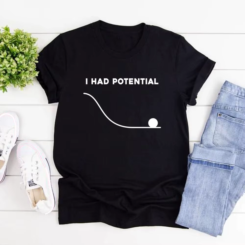 T-shirt I Had Potential Project Hail Mary Jazz Hands pour Hommes et Femmes, T-shirt Décontracté Insp
