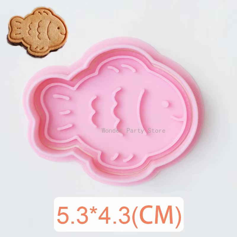 Mignon poisson forme Cookie Cutter poisson ours Cookie Cutter bricolage Fondant gâteaux Biscuits en 