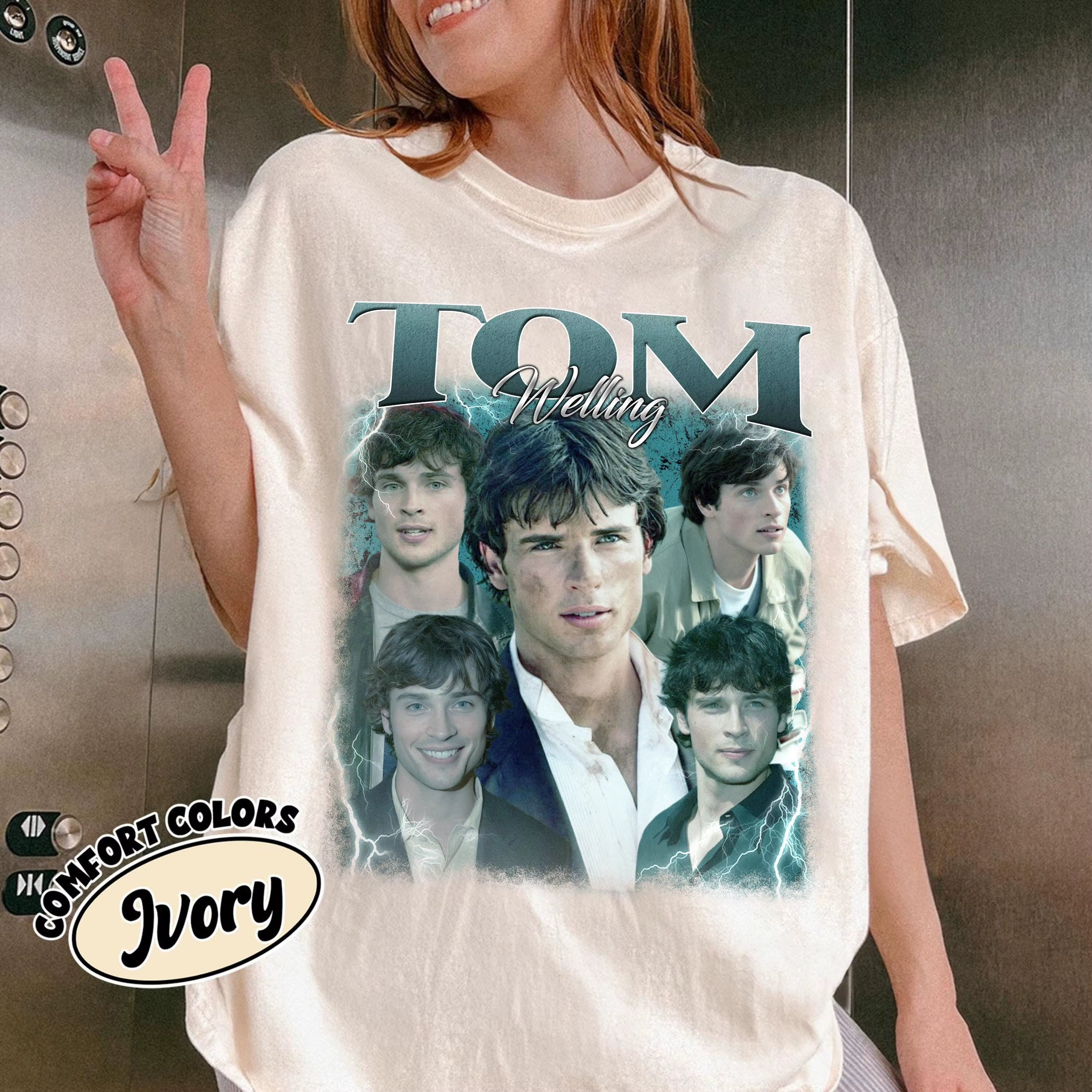 Tom Welling Vintage 90s Bootleg Shirt, T-shirt drôle de la série télévisée, cadeaux pour femme et ho