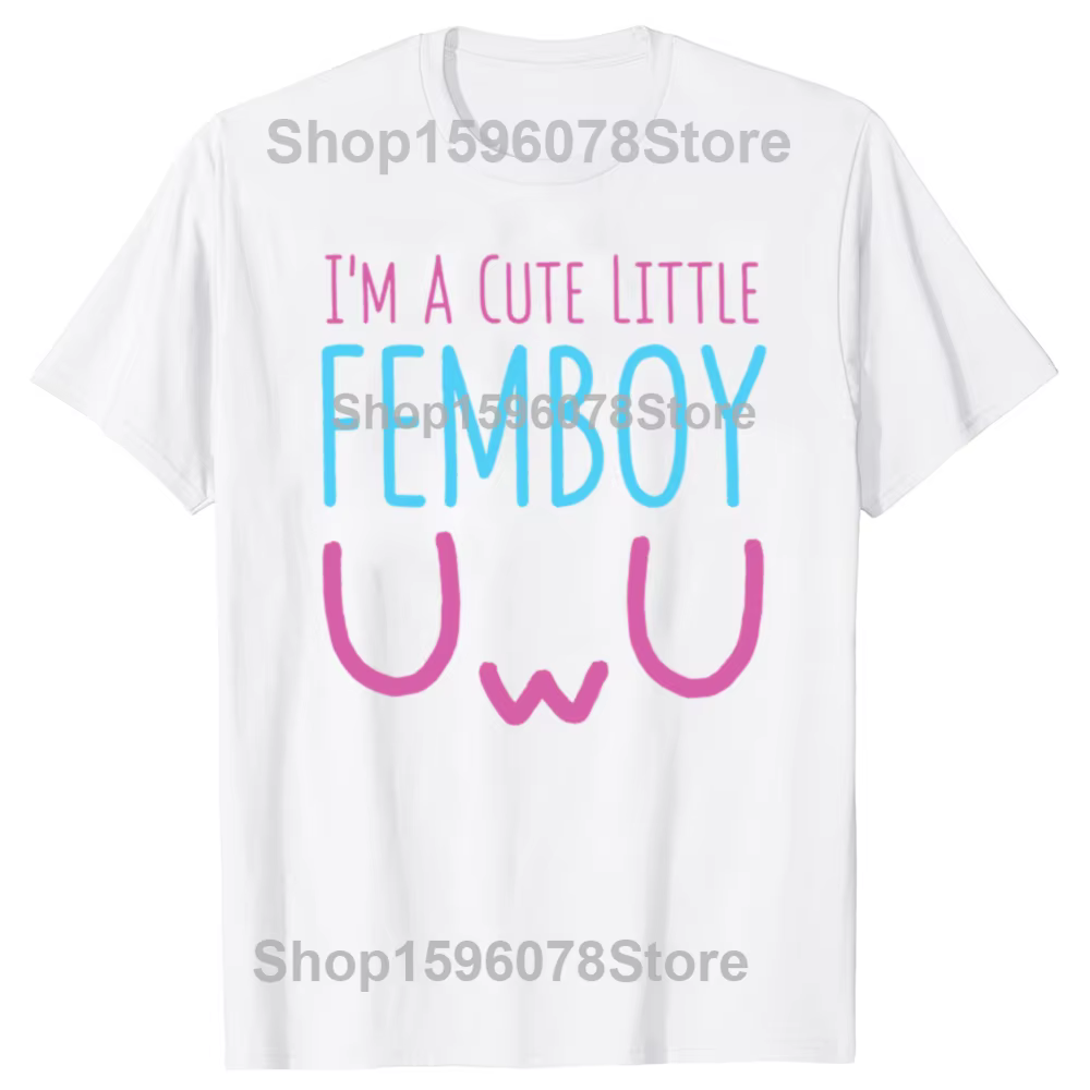 T-shirt à manches courtes unisexe, humoristique, streetwear, humoristique, avec image de I'm A Cute