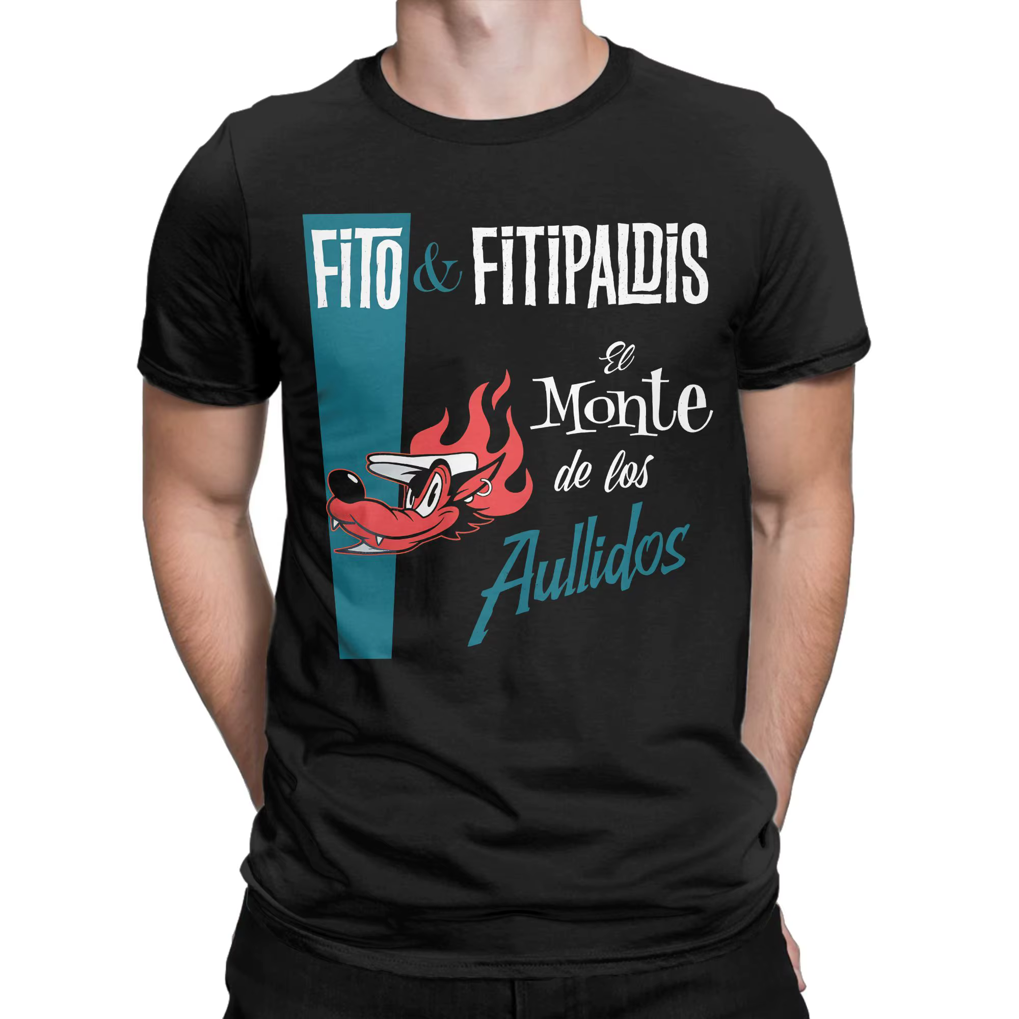T-shirts Fitos Fitipaldis Band Rock pour hommes, vêtements en coton, à la mode, à manches courtes, à