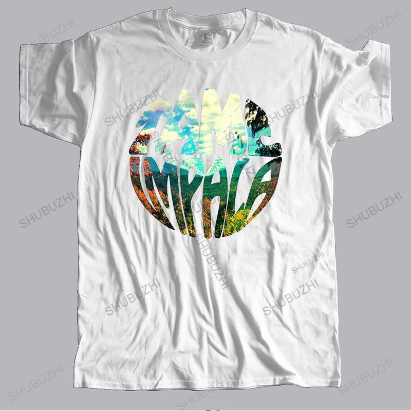 Coton beaucoup de couleurs t-shirt hommes été t-shirts occasionnels Tame Impala Innerspeaker nouveau