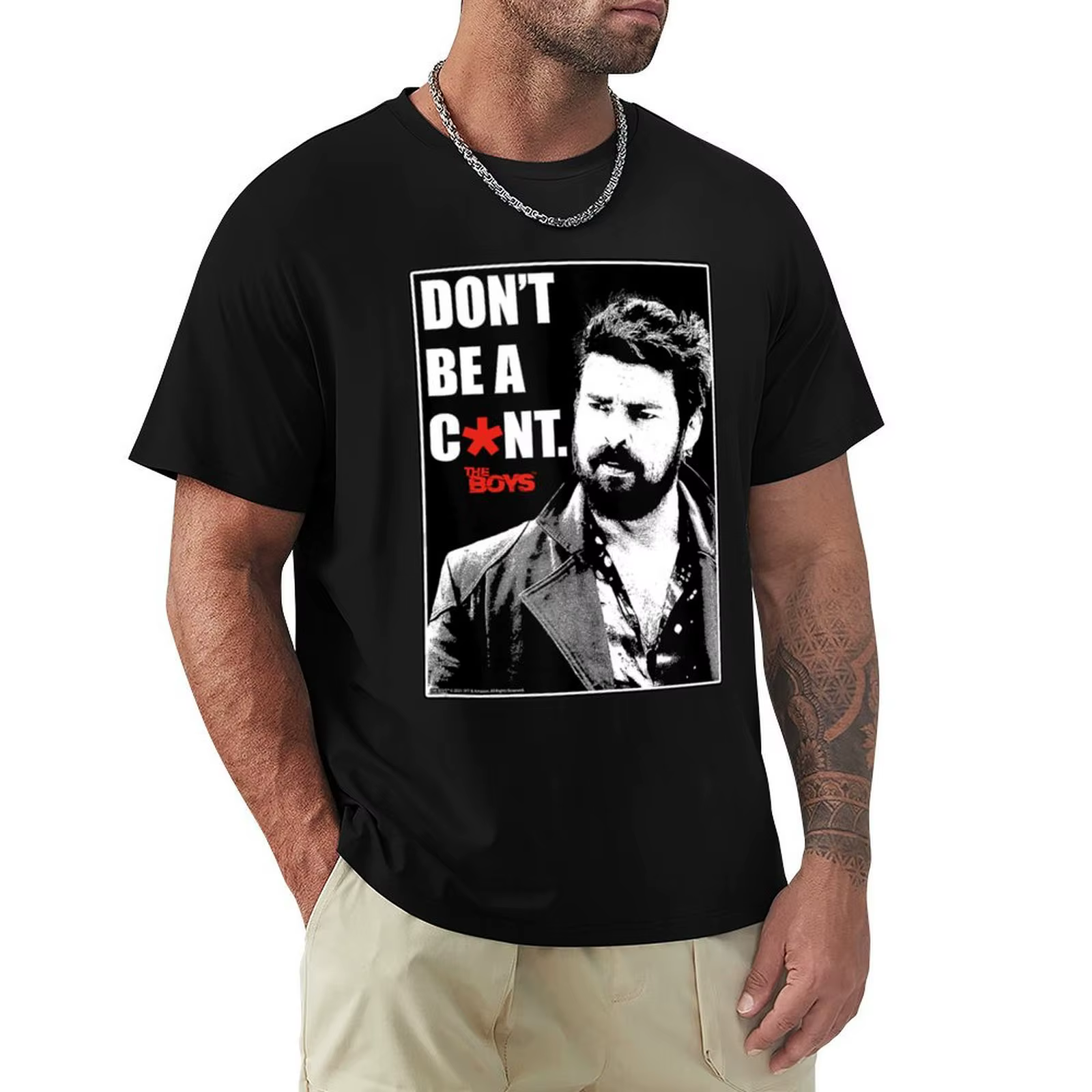 The Boys Butcher Don't Be A... T-Shirt léger et sportif, basique